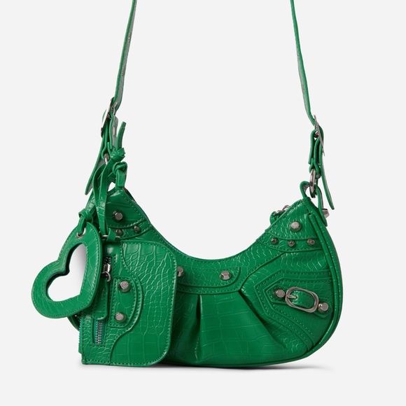 EGO Handbags - green croc bag from ego NWOT